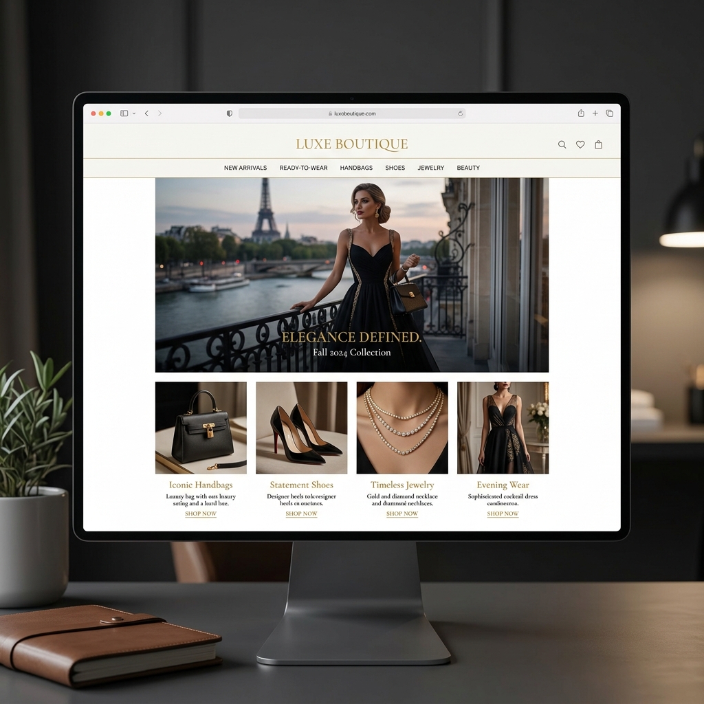 Website Luxe Boutique